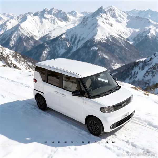 最实用的方盒子 博主绘制比亚迪纯电K-Car效果图:国内太罕见